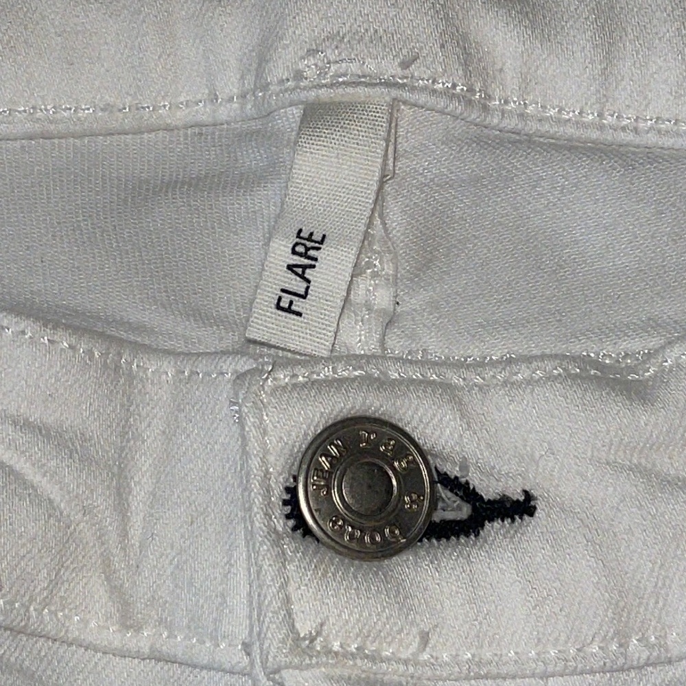 RAG & BONE Bright White Crop Flare Stretch Jeans size 30 Style # W15940545BWH - Picture 8 of 16